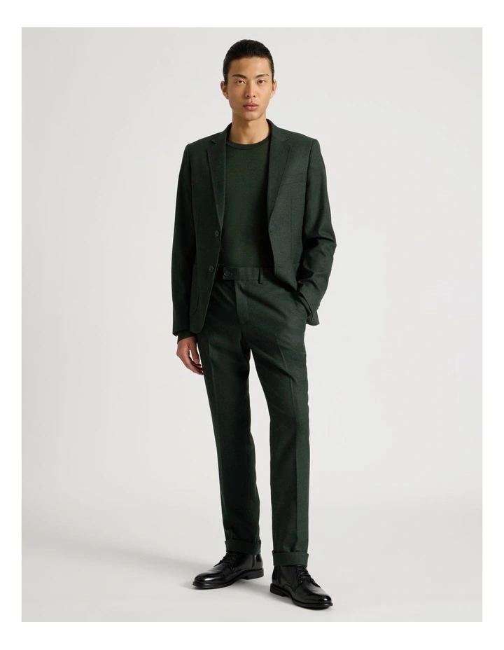 Single Breasted Blazer in Green image 2