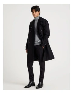 Trench Coat in Black