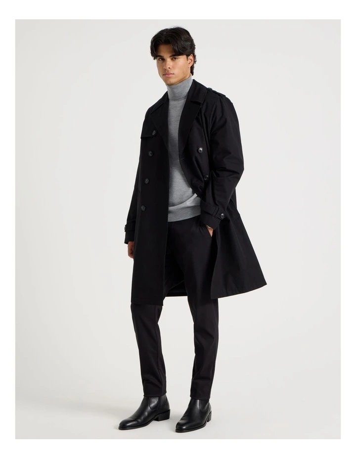 Trench Coat in Black image 1