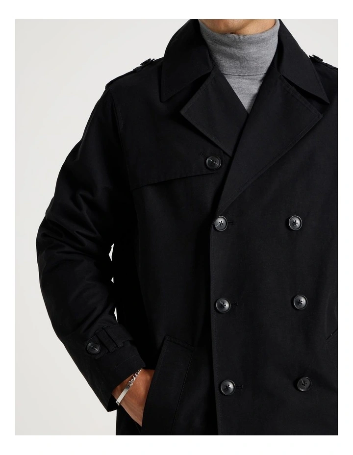 Trench Coat in Black image 5