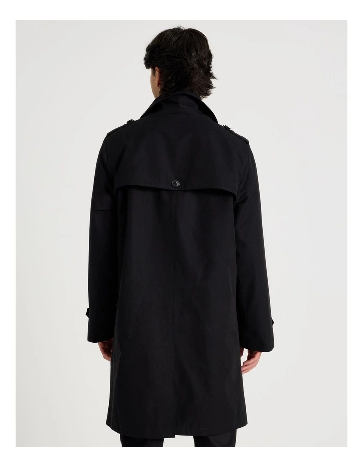 Trench Coat in Black image 6