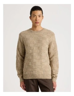 Crew Neck Knit in Beige