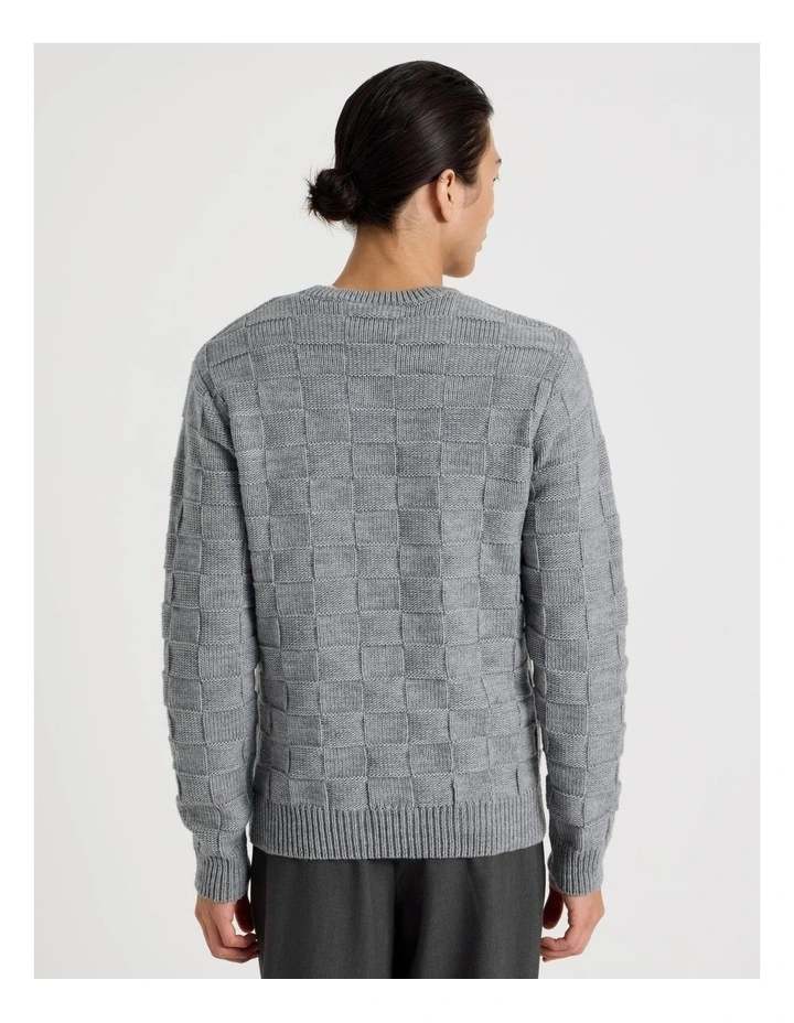 Crew Neck Knit in Grey image 6