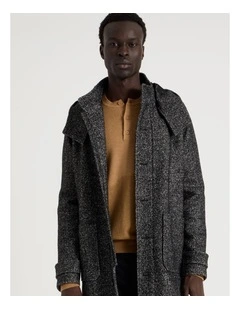 Merino Wool Henley Knit Tan