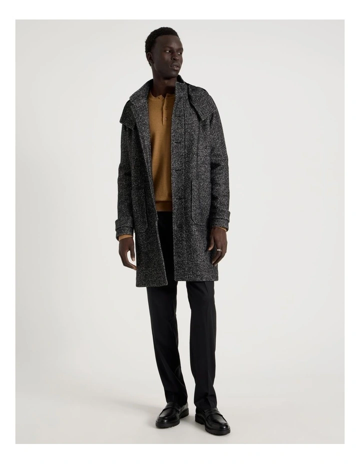 Merino Wool Henley Knit Tan image 7