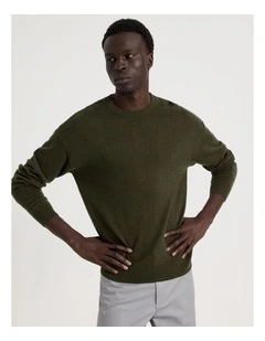 Crew Neck Knit in Green