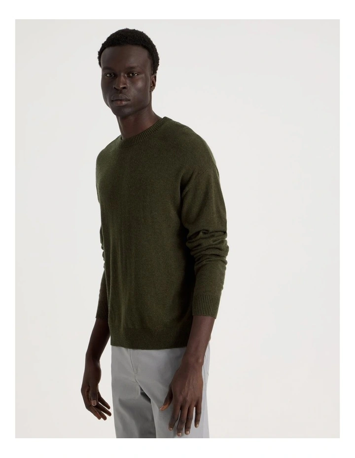 Crew Neck Knit in Green image 5