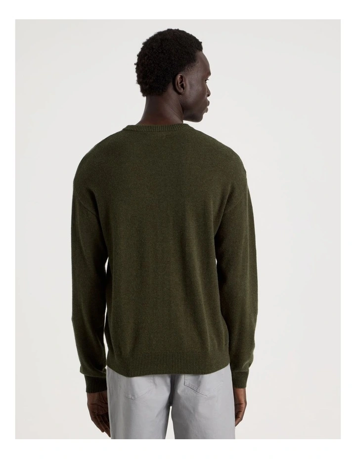 Crew Neck Knit in Green image 6