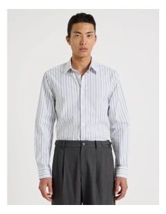 Long Sleeve Striped Stripe in Grey