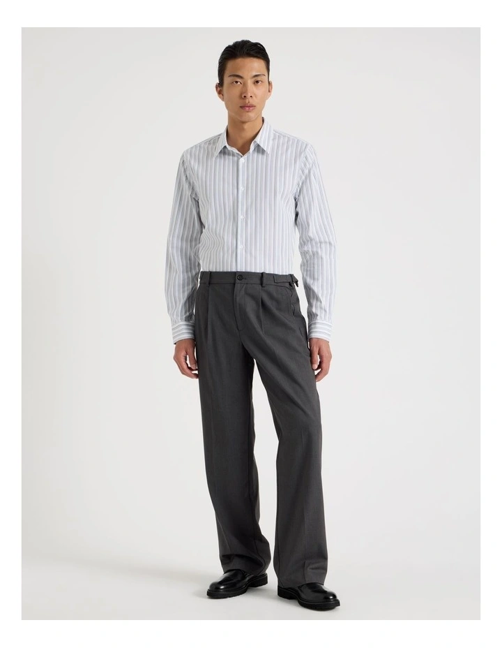 Long Sleeve Striped Stripe in Grey image 2