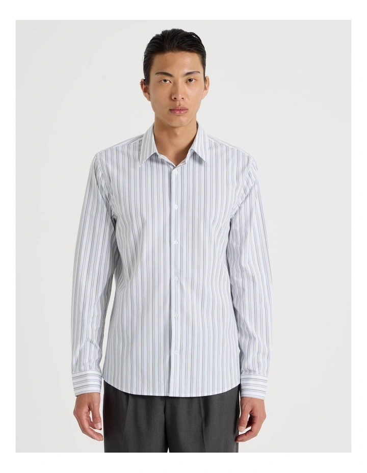 Long Sleeve Striped Stripe in Grey image 5