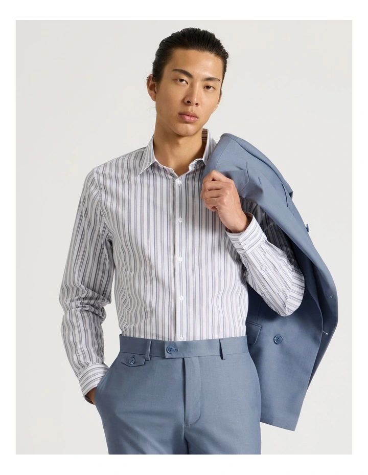 Long Sleeve Striped Stripe in Indigo image 1