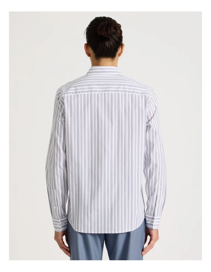 Long Sleeve Striped Stripe in Indigo image 6