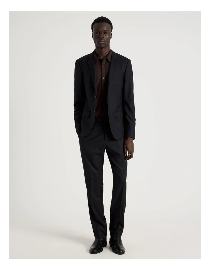 Soft Touch Slim Fit Shirt in Brown image 3