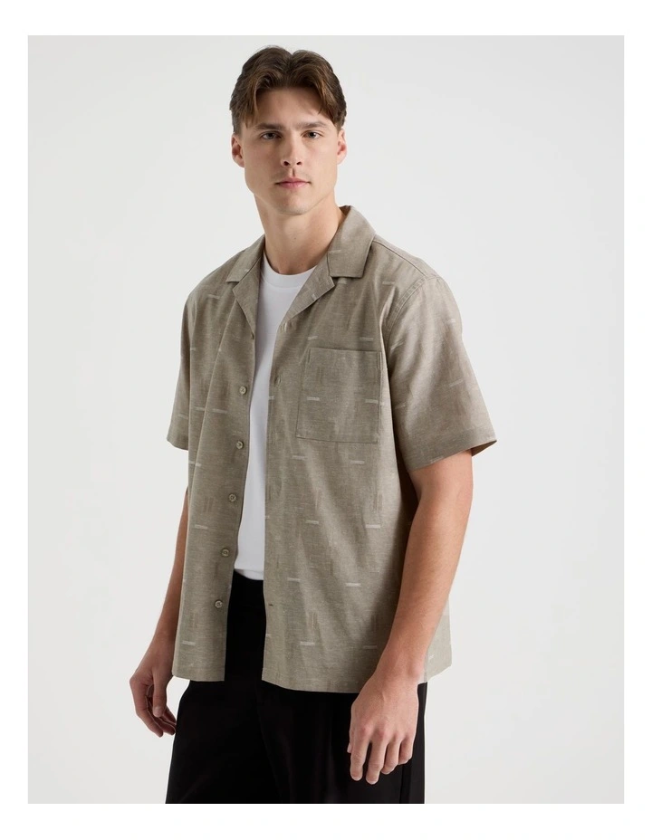 Short Sleeve Shirt in Taupe image 4