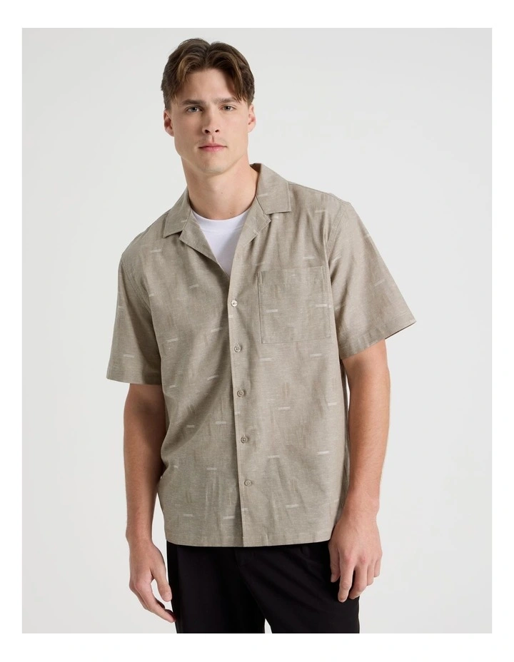 Short Sleeve Shirt in Taupe image 5