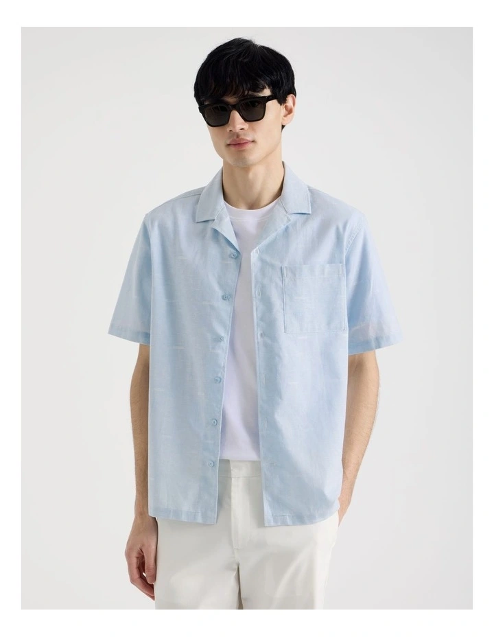Short Sleeve Shirt in Light Blue image 1