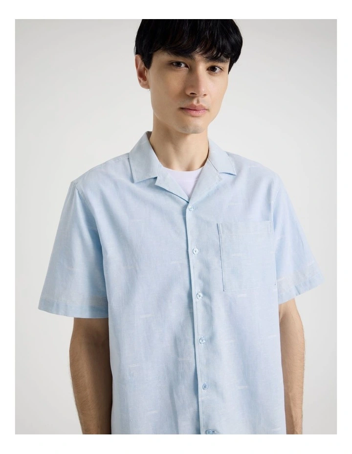 Short Sleeve Shirt in Light Blue image 4