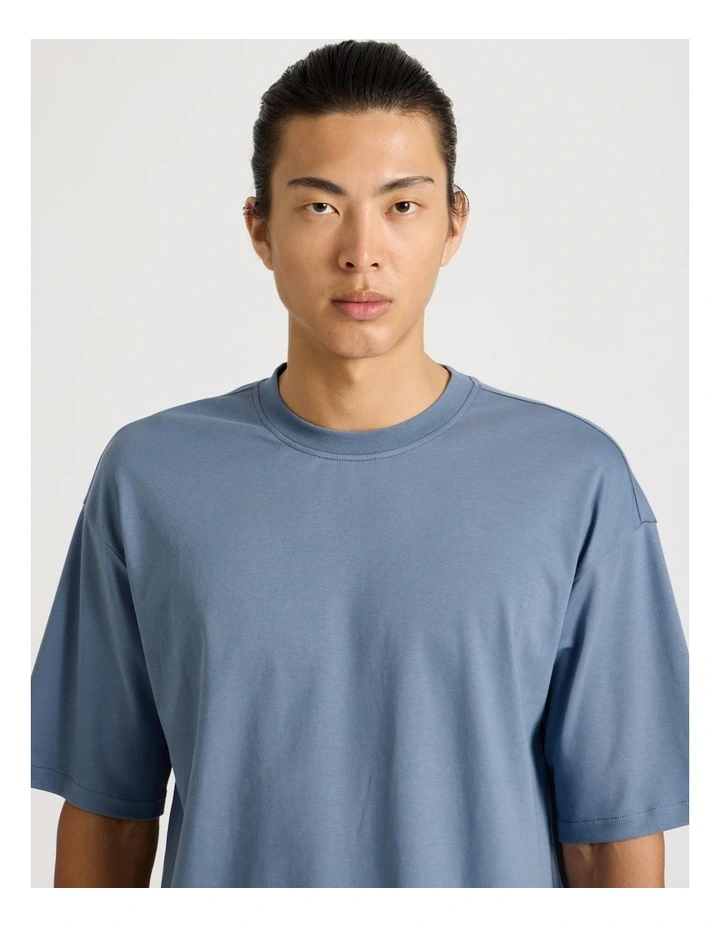 Relaxed Fit T-Shirt in Blue image 3
