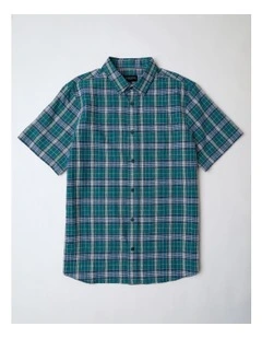 Chester Short Sleeve Check Shirt in Green