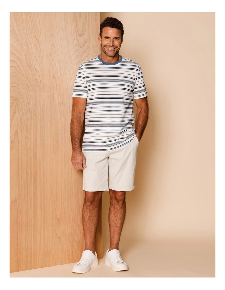 Tripp Textured Stripe T-Shirt Blue image 2