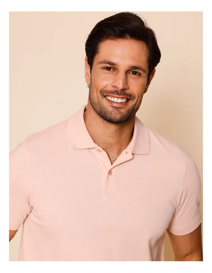 Essential Preston Polo in Light Pink image 2