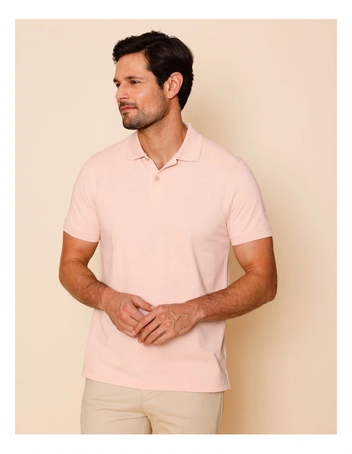 Essential Preston Polo in Light Pink image 4