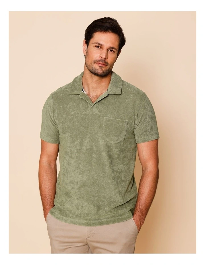 Terrance Terry Polo in Khaki image 1