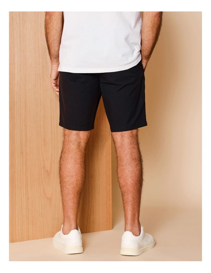 Charles Textured Chino Short in Black image 5