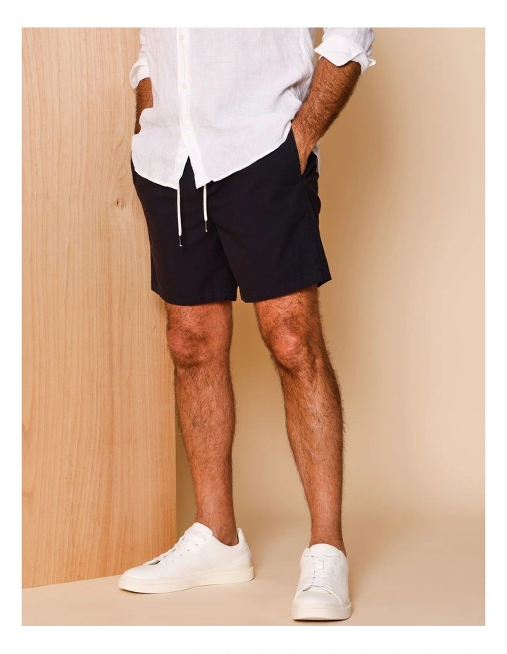 Dean Textured Deck Short in Black image 1