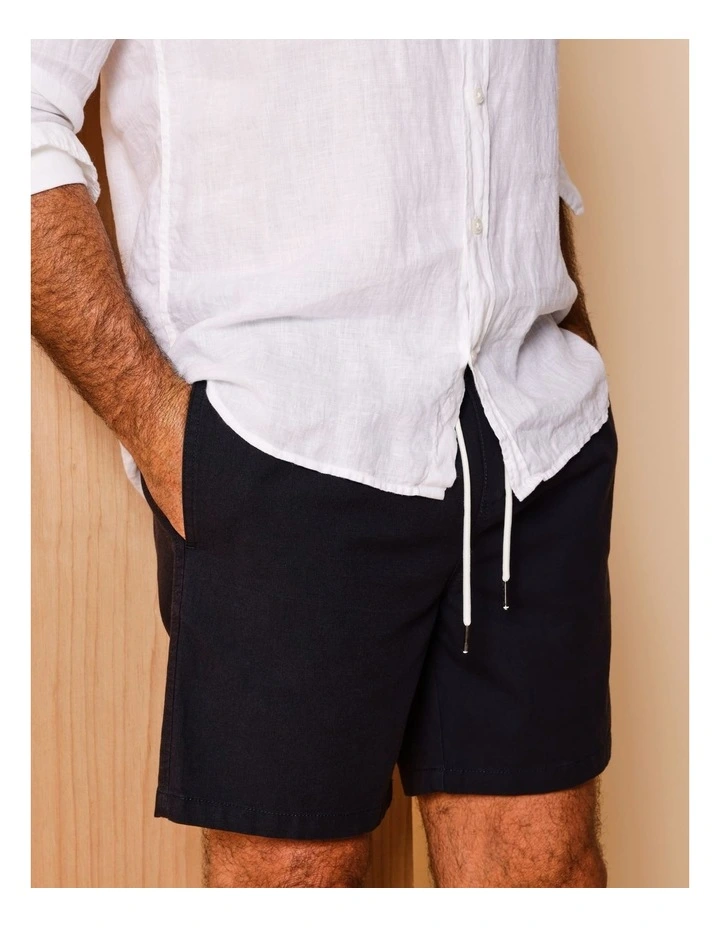 Dean Textured Deck Short in Black image 4