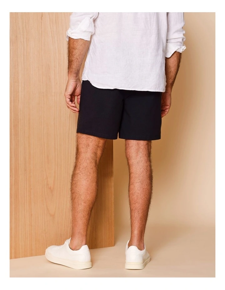 Dean Textured Deck Short in Black image 5