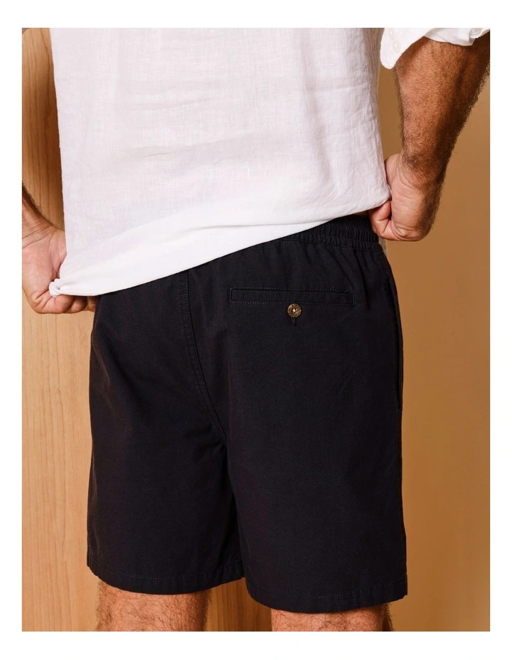 Dean Textured Deck Short in Black image 6