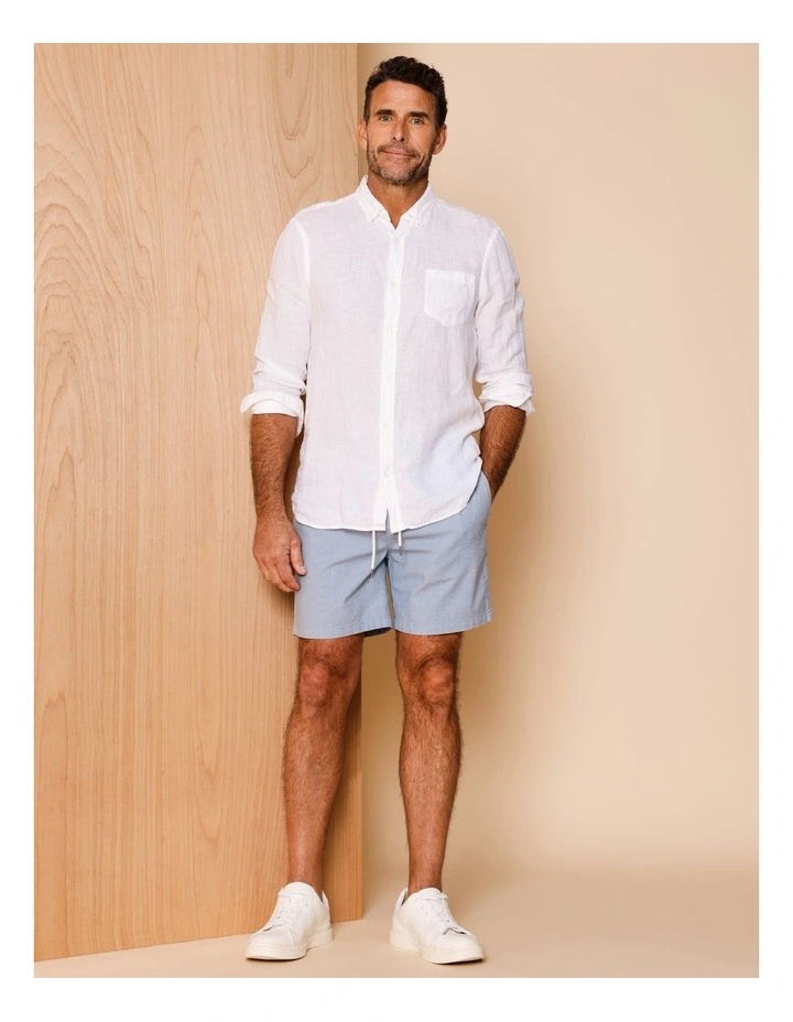 Dean Textured Deck Short in Light Blue image 2