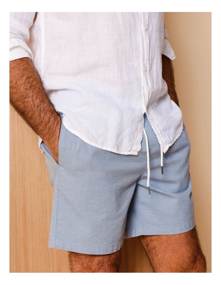 Dean Textured Deck Short in Light Blue image 3