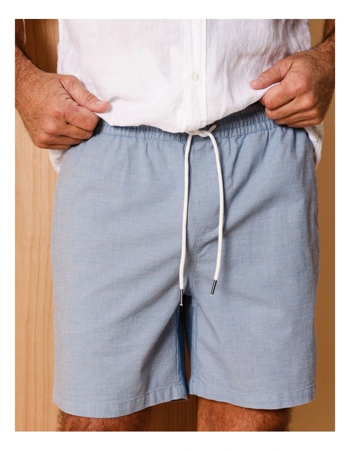 Dean Textured Deck Short in Light Blue image 4