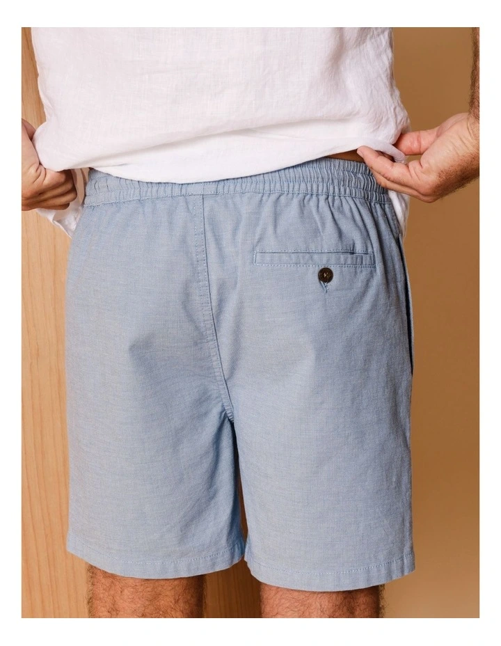 Dean Textured Deck Short in Light Blue image 6