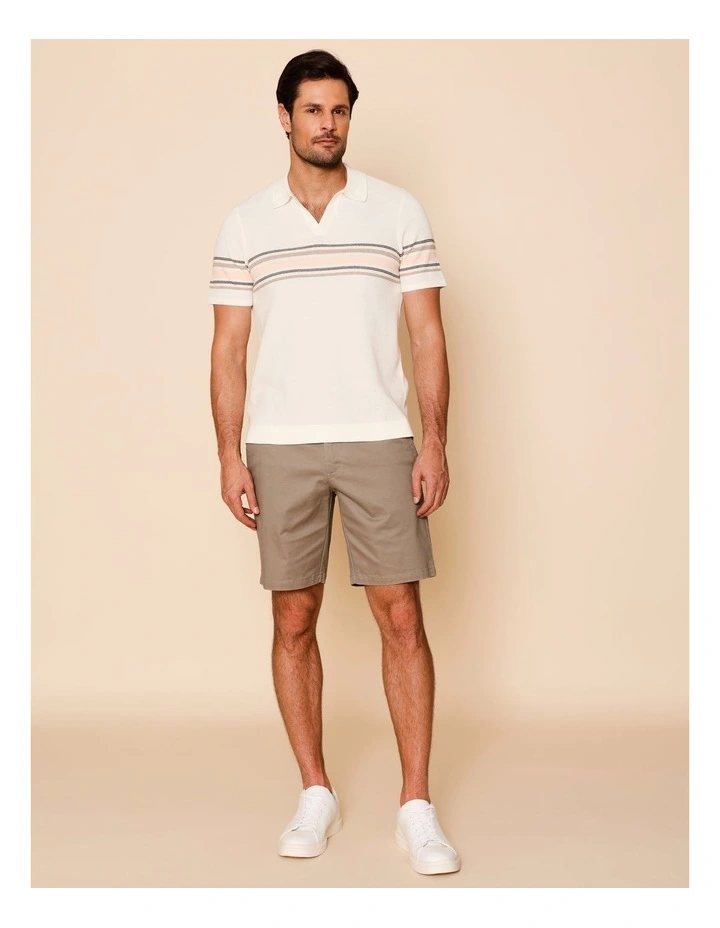 Timothy Tailored Chino Shorts in Tan image 2