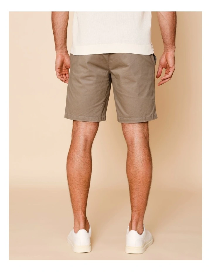 Timothy Tailored Chino Shorts in Tan image 4