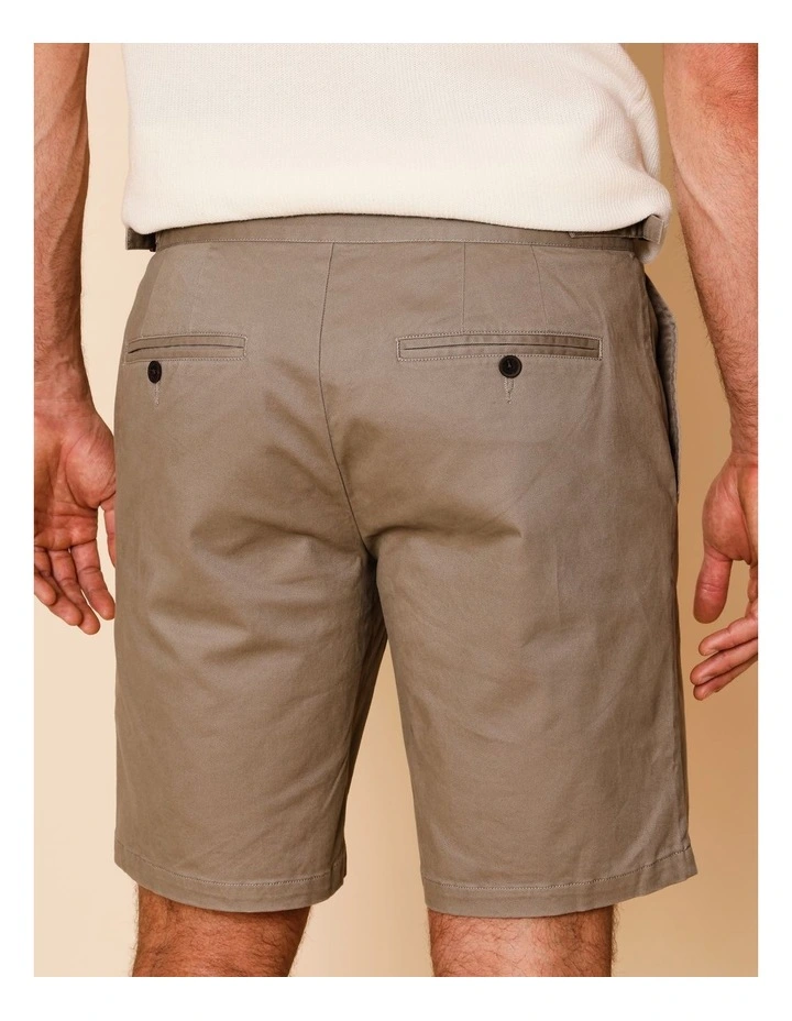 Timothy Tailored Chino Shorts in Tan image 5
