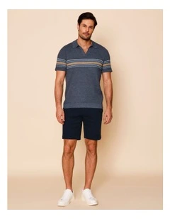 Timothy Tailored Chino Shorts in Navy