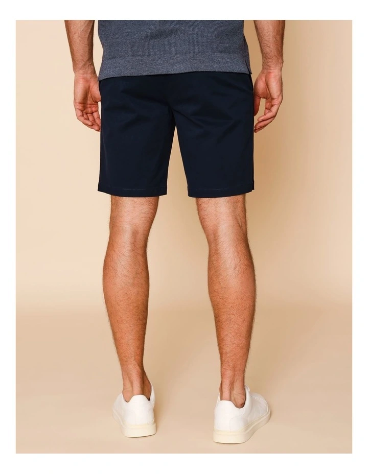 Timothy Tailored Chino Shorts in Navy image 4