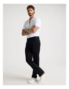 Straight Leg Chino Pant in Black