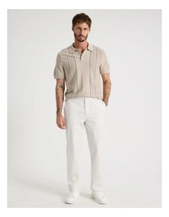 Straight Leg Chino Pant in White