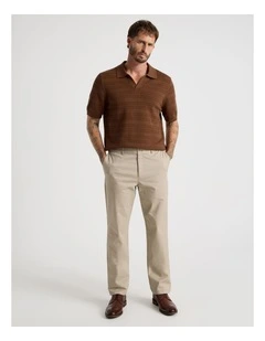 Straight Leg Chino Pant in Sand