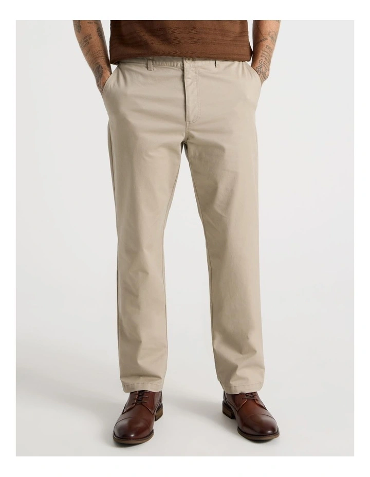 Straight Leg Chino Pant in Sand image 2
