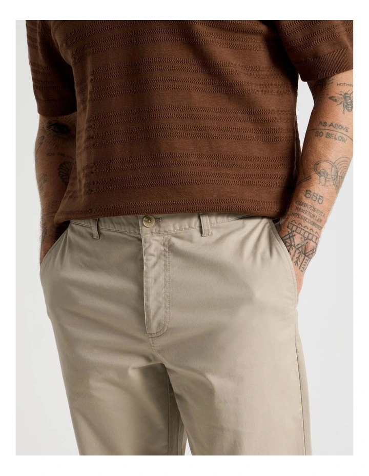 Straight Leg Chino Pant in Sand image 3