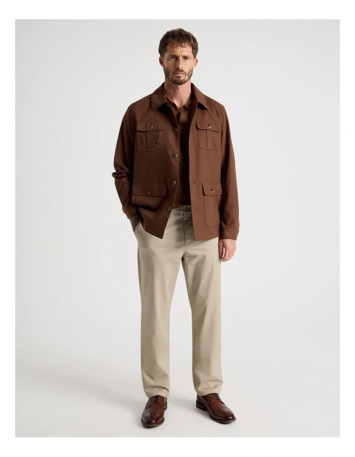 Straight Leg Chino Pant in Sand image 6