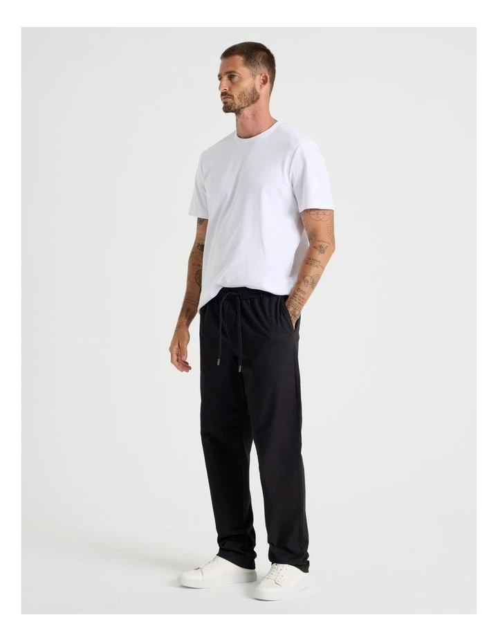 Rugby Jogger Pants in Black image 1