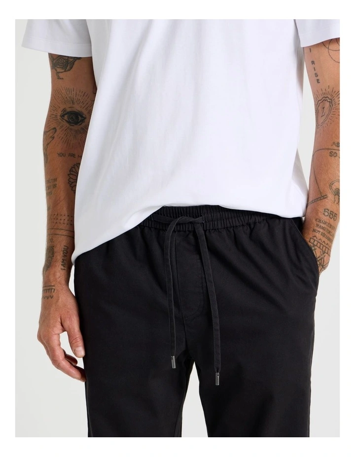 Rugby Jogger Pants in Black image 4